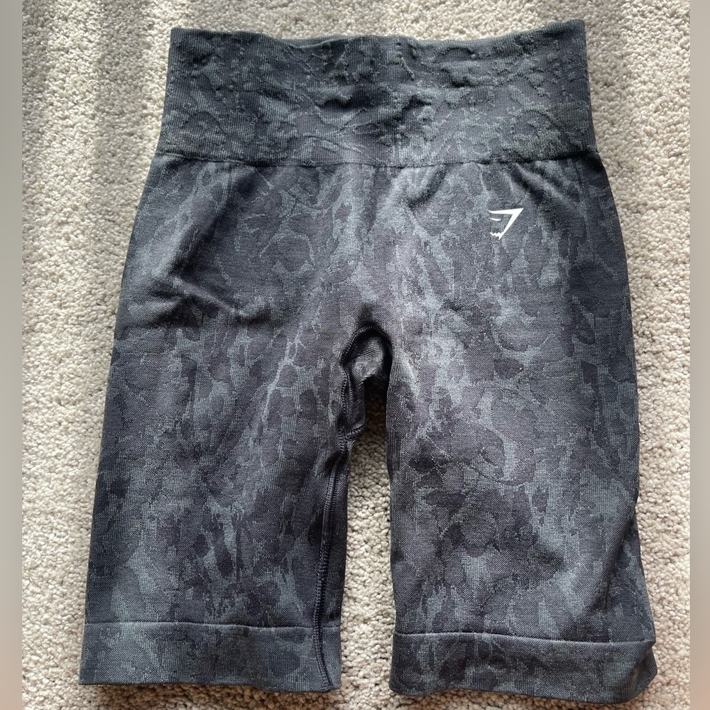 Gymshark animal print bike shorts